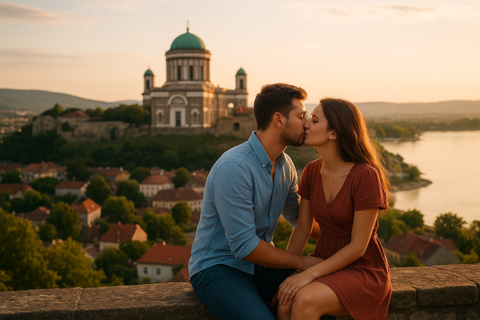 Esztergom romantikus helyei pároknak a Dunakanyarban