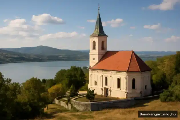 AI-illusztráció – Dunabogdányi római katolikus templom, nem helyszínfotó