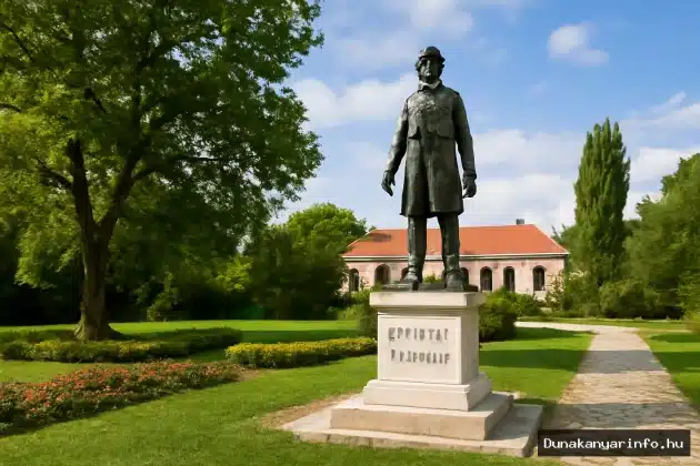 AI-illusztráció – Petőfi Sándor szobra, nem helyszínfotó