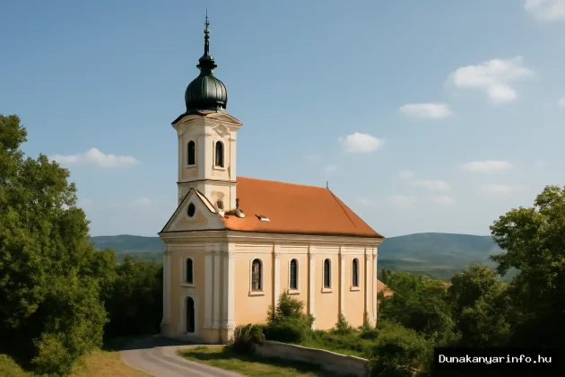 AI-illusztráció – Pomázi római katolikus templom, nem helyszínfotó